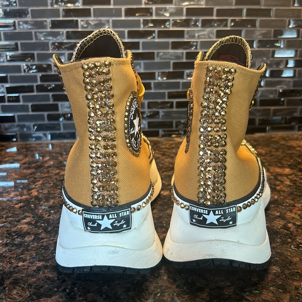Converse Chuck 70 At-Cx Hi Honey Custom Bling Siz… - image 8